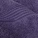 Superior Egyptian Cotton 6-Piece Towel Set, Bathroom Essentials, Towels For Bathroom, Apartment, Airbnb, Guest Bath, Face, Hand, Bath Towels, Washcloths, Absorbent, Fast Drying, Royal Purple