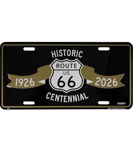 Amazon.com: Vintage Route 66 Metal Tin Sign License Plate Wall
