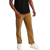 The Perfect Jean Denkhaki Khaki Pants for Men Slim Thick Fit, Stretch Dress Pants for Men