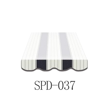 Home & Trends Markisen Volant Markisenbespannung Ersatzstoffe Polyester Maße 3 x 0.23 m 24 Markisenstoffen fertig genäht mit 
