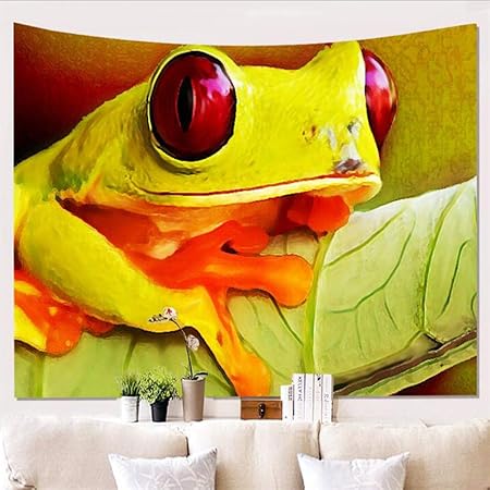 Gratuit Images Kymll Grenouille Tenture Peinture Peinture Tenture Animale Toile actualisé salutations