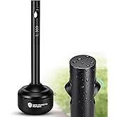 CAROD Steel Cigarette Butt Disposal Outdoor, Rainproof Design Outdoor Cigar Ashtray Receptacle, Standing Ashtray for Smokers Outside Patio, Home, Commercial - 4 Gallon Capacity