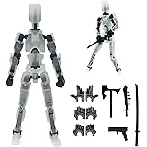 Feetcant Titan 13 Action Figure,2025 New Lucky Robot 13 Action Figures,3D Printed Action Figures for Boys(Transparent-1pc)