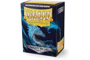 ARCANE TINMEN Dragon Shield Matte Night Blue Standard Size 100 ct Card Sleeves Individual Pack