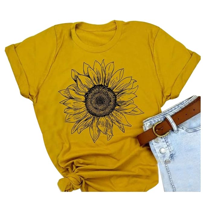 camisas con girasoles