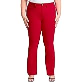 YMI Womens Women’s Plus Size Hyperstretch Forever Color High-Rise Flare Pants - Regular Length