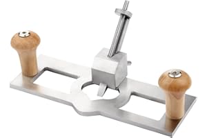 FINEERA Router Plane Handheld Woodworking Tool - Adjustable Blade Hand Wood Planer, Stainless Steel Wood Shaver w/Depth Stop, High Configuration Hand Planer for Woodworking DIY Carpentry Industry