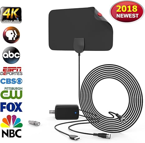 Tv Antenne Innen Antenne Fur Digital Tv Fur Innen Verstarkt Hdtv 1080p 50 80 Miles Serie Mit Antenne Verstarker Signal Booster Amazon De Audio Hifi