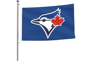 Blue Jays Flag 3x5 Feet Flag Banner for Fans, Resistant Fading Outdoor Flag Tapestry with 2 Metal Eyelets