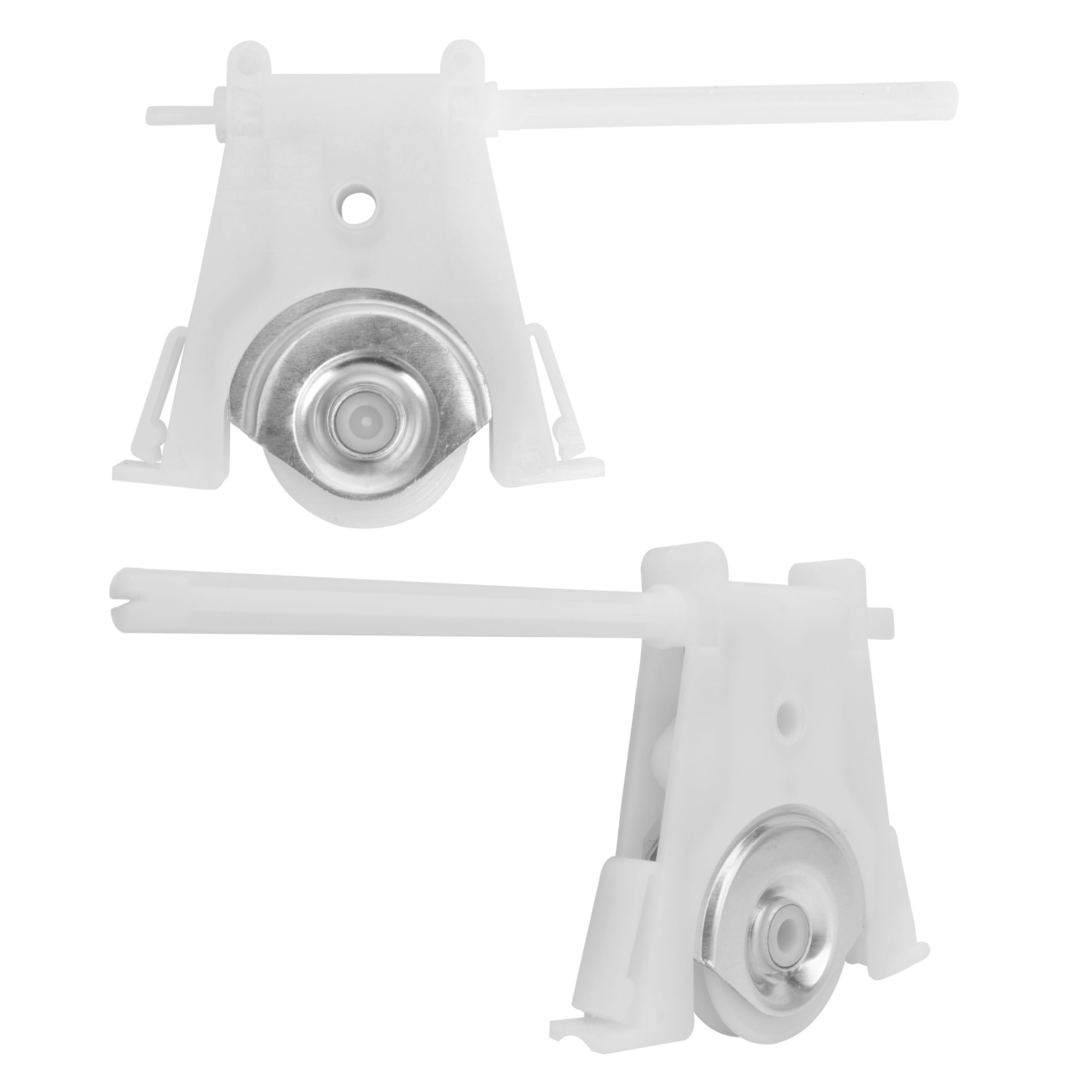 Photo 1 of 2 Pack Sliding Screen Door Lower Rollers – Compatible with Andersen Part #1997310 (1991–Present), 1-1/4" Nylon Concave Wheels, Adjustable Replacement.
