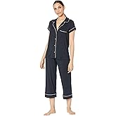 Eberjey Gisele Short Sleeve and Cropped Pant PJ Set
