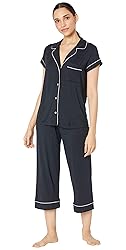 Eberjey Gisele Short Sleeve and Cropped Pant PJ Set