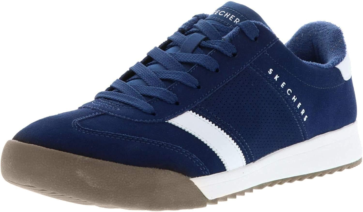 zapatos skechers classica hombre azul