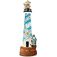Lighthouse Decor Snow Globe Ocean Nautical Sparkly Glittering Lantern Figurine Decorations Lighthouse Themed Handmade Gifts foHome Top Centerpiece Decoration