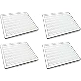 Nispira PEAIRPLG High Efficiency 3-in-1 True HEPA Replacement Carbon Compatible with Pure Enrichment Purezone Desktop Air Purifier, 4 Packs