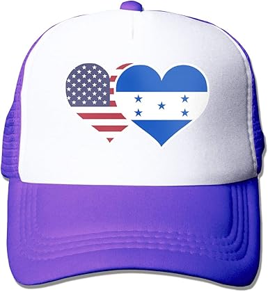 Run Running American Honduras Flag Heart Men Women Adjustable