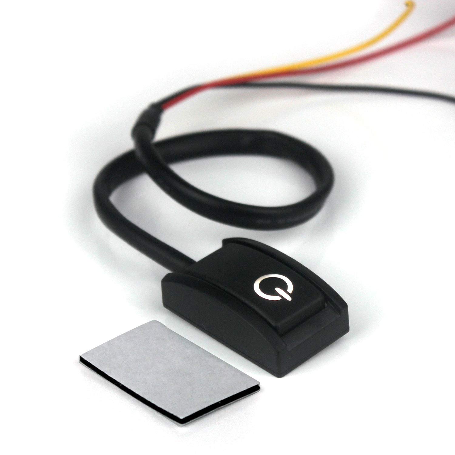 Ytian DC 12V 200mA Paste Type ON/OFF Button Switch, Car DIY Switch With Double Sided Adhesive