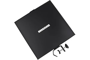 Rannsgeer Heavy Duty Metal Square Tray for Speaker Stand and TV Stand Tripod