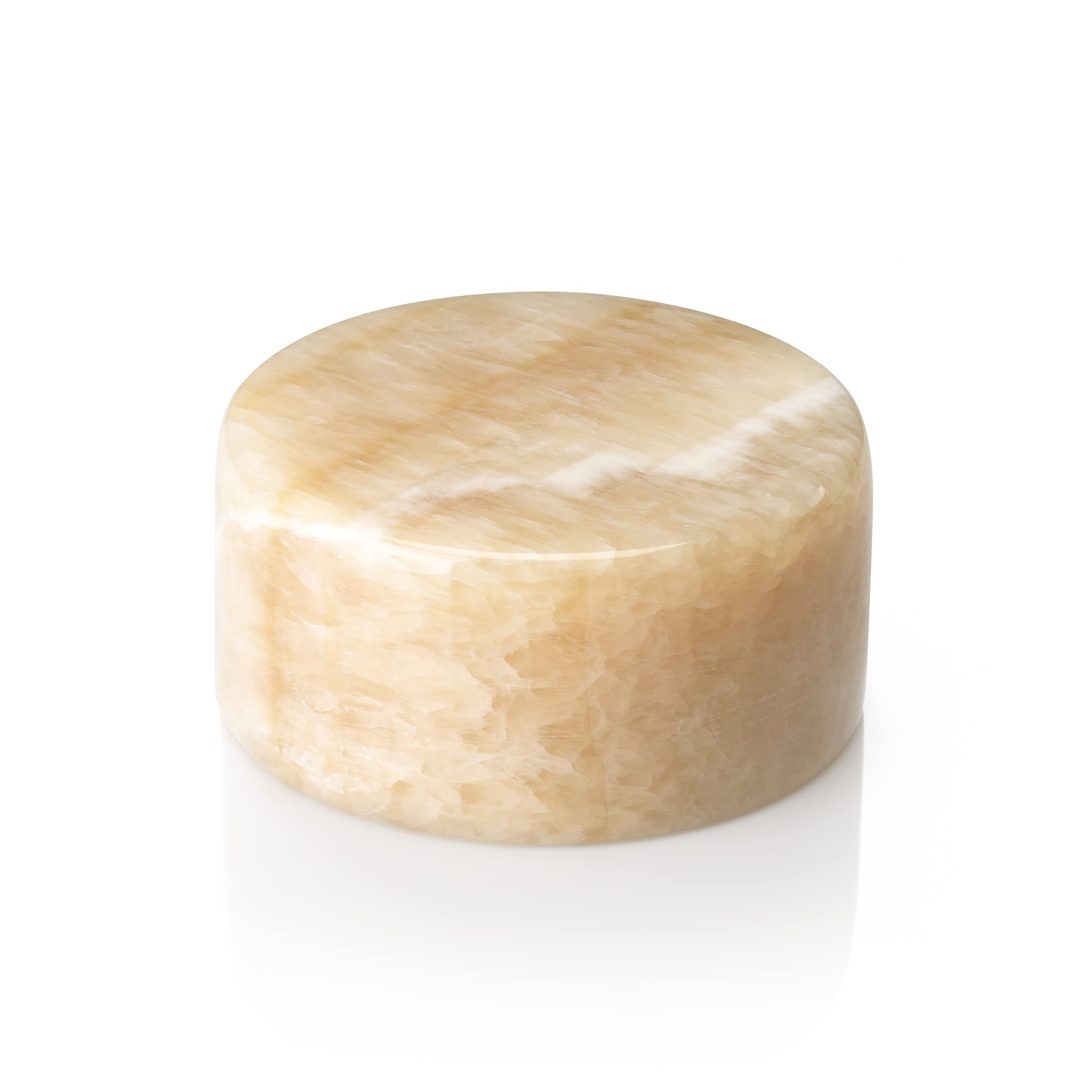 Auraglow Marble Rock Salt Effect Style LED Mood Light Glow Warm White Lamp with Timer Function – Perfect for Bedroom, Lounge or Office - Small