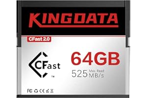 KINGDATA 64GB CFast 2.0 Card |High-Speed for 4K/HD Video Professional Camera Compatible