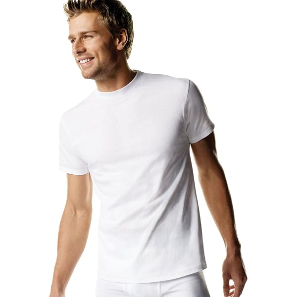 Camiseta Hanes Beefy-T 100% Algodón Blanca Mediana Hanes 5180