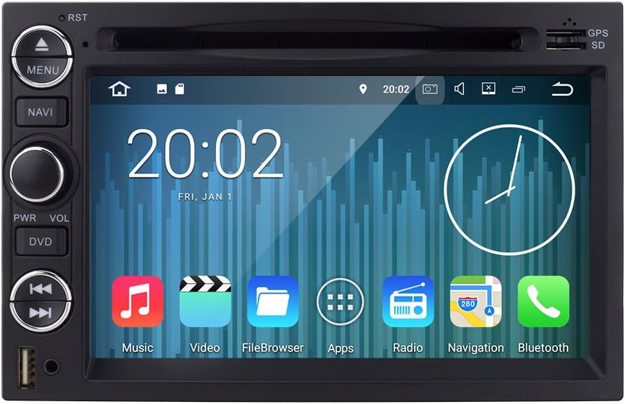 Android 7.1 2GB RAM Fit Ford F150 F250/350/Edge/Fusion/Mustang in Dash DVD Player GPS Navigation Stereo Radio BT Steering Wheel Ctrl WiFi Support 4G DVR TV DAB+TPMS