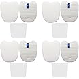 Vacuum Filters Replacement Set for Shark Rocket DuoClean HV380 HV380W HV381 HV382 HV384Q UV380 ZS360 ZS361C ZS362, 4 Foam & Felt Filters 4 Post-Filters, Compare to Part XPMFK320&XPSTFH380