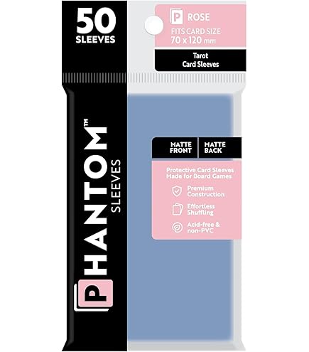 スリーブ　Phantom　ヴァイス Amazon.com: Phantom Sleeves: Rose Size 70 x 120mm: Glossy Front