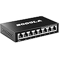 SODOLA 8-Port Gigabit Easy Smart Managed Ethernet Switch,Metal Housing,LACP Link Aggregation, QoS, IGMP Snooping, VLAN Network Switch
