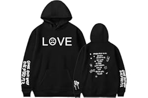 Thyoeun Love Printed Hoodie Sweater Fashion Hip Hop Sweatshirt Jacket Pullover Tops