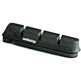 SwissStop FlashPro Original Black Brake Pads for Alloy Rims (4 Pack) | Fits SRAM and Shimano Road Caliper Pad Holders, Ultegra, 105, Force, Aluminum Wheels, Commuting, Sportive Riding