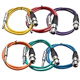 Seismic Audio SATRXL-F3BGORYP 3-Feet XLR Female to