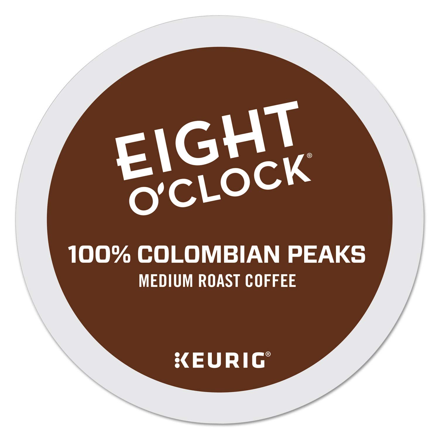 Eight O'Clock Coffee Colombian Peaks Keurig Single-Serve K-Cup Pods, Medium Roast Coffee, 96 Count