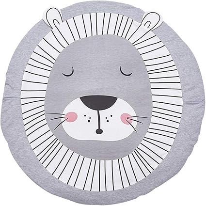 Tapis De Jeu Pour Bebe 86 84cm Tapis De Jeu En Coton Motif Mignon De