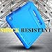 Case Compatible All-New Fire 7 2017 and 2015 with Screen Protector and Stylus, AFUNTA Convertible Handle Stand EVA Protective Case and PET Film Compatible Amazon 7 inch Tablet (7th and 5th Generation) - Blue