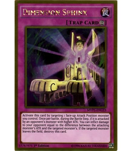 Amazon.com: YU-GI-OH! - Dimension Reflector (MVP1-ENG21) - The Dark Side of  Dimensions Movie Pack Gold Edition - 1st Edition