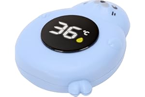 Serounder Adorable Cartoon Seal LED Digital Water Temperature Thermometer Toy for Baby Toddler Bathtub, Portable and Convenie