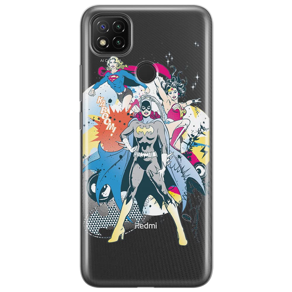 ERT GROUP mobile phone case for Xiaomi REDMI 9C original and officially Licensed DC pattern Super Girls 001 optimally adapted to the shape of the mobile phone, partially transparent