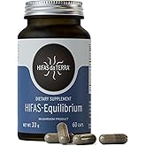 HIFAS DA TERRA HIFAS-Equilibrium - Mushroom Supplement, Lions Mane Mushroom Complex with Cordyceps, Nootropic Adaptogenic for Adults for Mental Clarity, Energy, & Cognitive Performance - 60 Capsules