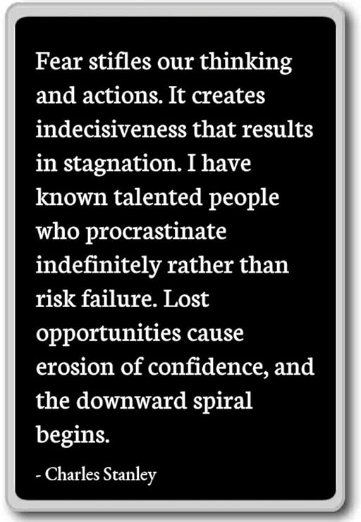 Miedo frena la nuestra forma de pensar y medidas. Se C ...