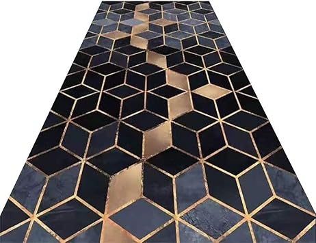 Amazon Com Subbye Geometric Patterns Design Hallway Runner Rug Bedroom Entryway Living Room Dining Room Soft Area Rugs 100cm 0cm 300cm 400cm 500cm 600cm Length Size 80 300cm Furniture Decor