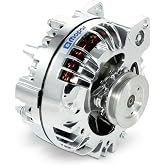 PFM Alternator, 110 amp, 12V, OEM / 1-Wire, Single V-Belt Pulley, Chrome, Mopar, Each