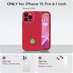 Vooii Compatible with iPhone 15 Pro Case, Upgrade