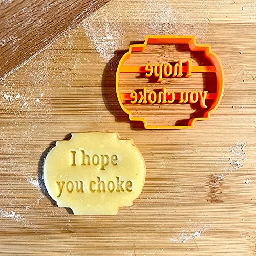 Cookie Molds with Good Wishes, Funny Cookie Cutters Adult,Funny Biscuit