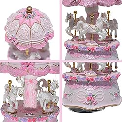 ACCOCO Carousel Music Box Luxury Color Change LED