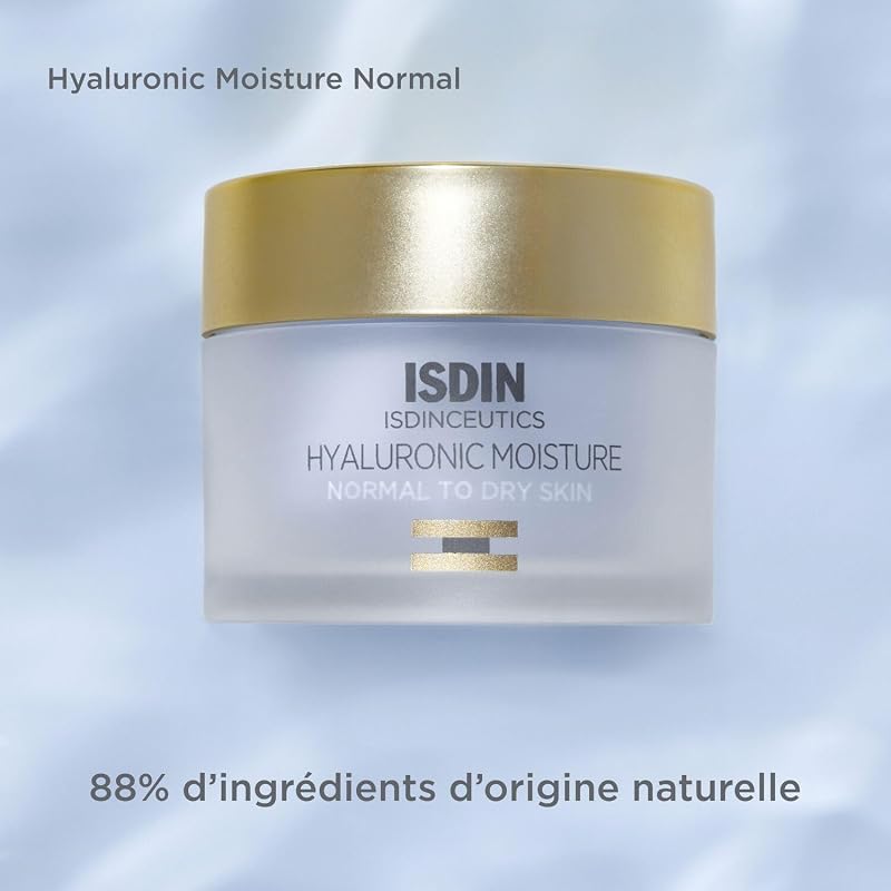 Isdinceutics Hyaluronic Moisture Normal to Dry Skin (50ml) | Crème Visage Hydratante à l'Acide Hyaluronique Pur | Peaux Normales et Sèches — photo 8 sur 8