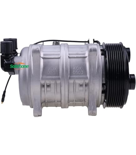 C.F.K！ Amazon.com: FridayParts 12V 8PK 123mm TM-16HS A/C Compressor 103