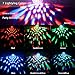 Party Lights, YiYiBa Disco Ball DJ Lights RGB Stage Lighting Strobe LED 7 Color Changing Sound Activated Magic Ball Projector Effect Strobe Lights with Remote Control For Dj Club Bedroom Kids Birthday