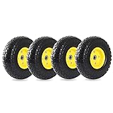 AR-PRO (4-Pack) 4.10/3.50-4" Flat Free Tire and