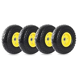 AR-PRO (4-Pack) 4.10/3.50-4" Flat Free Tire and